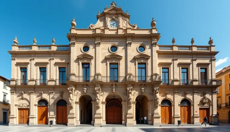 la fachada de un ayuntamiento